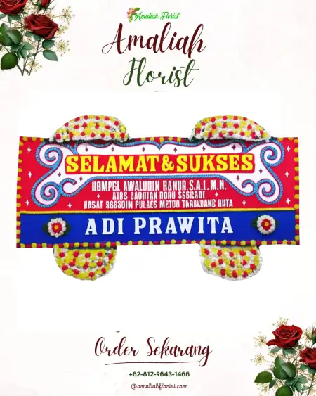 Papan Bunga Ucapan Selamat Nangewer